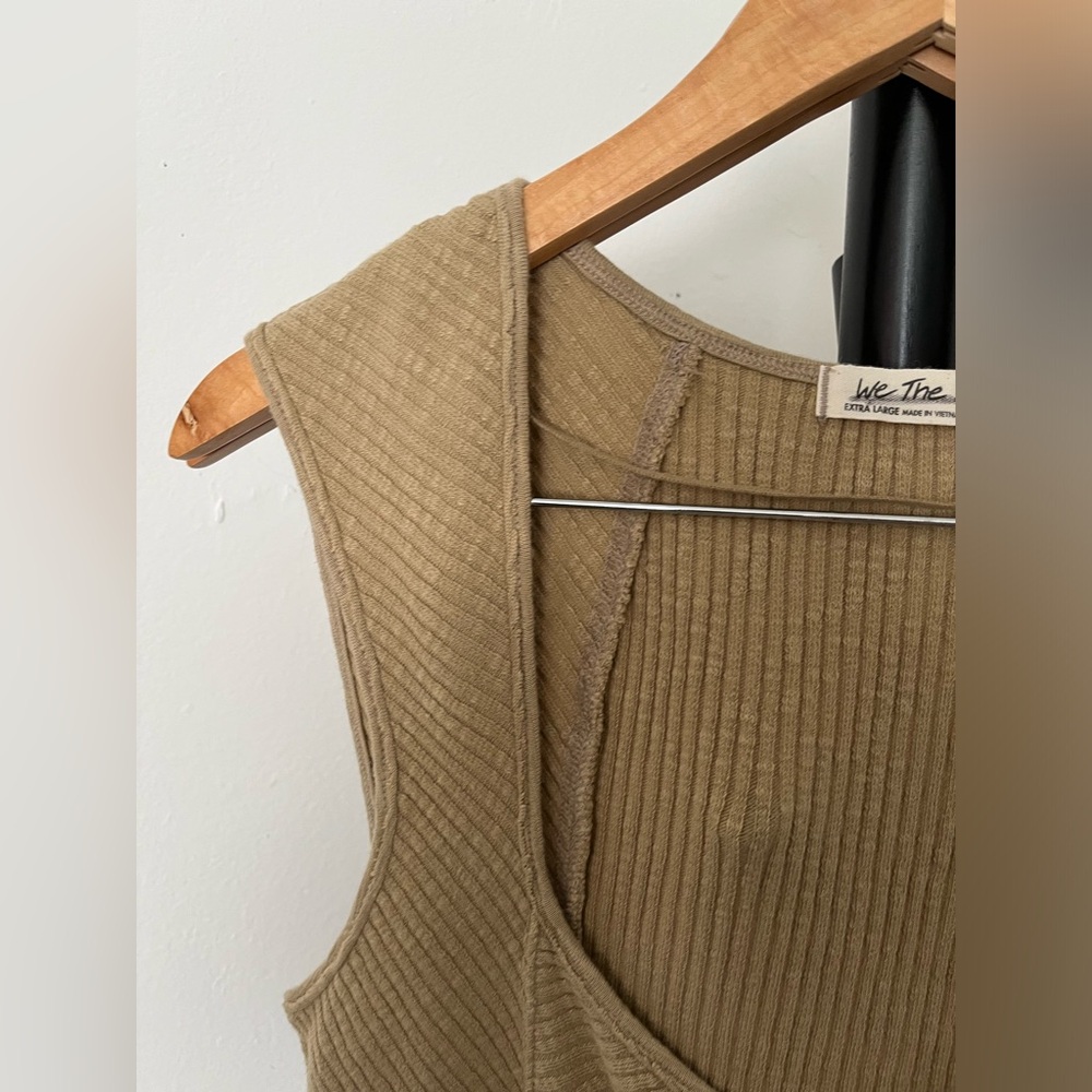We The Free Tan Ribbed Tank Top - Picture 9 of 13